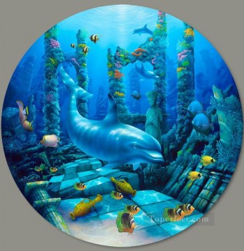 Deep Secrets under sea Oil Paintings